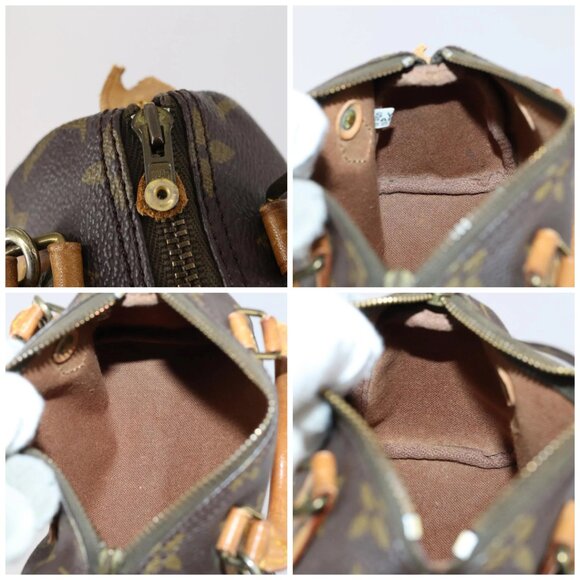 LOUIS VUITTON Monogram Mini Speedy Hand Bag M41534 LV Auth hk3156 - Picture 16 of 16